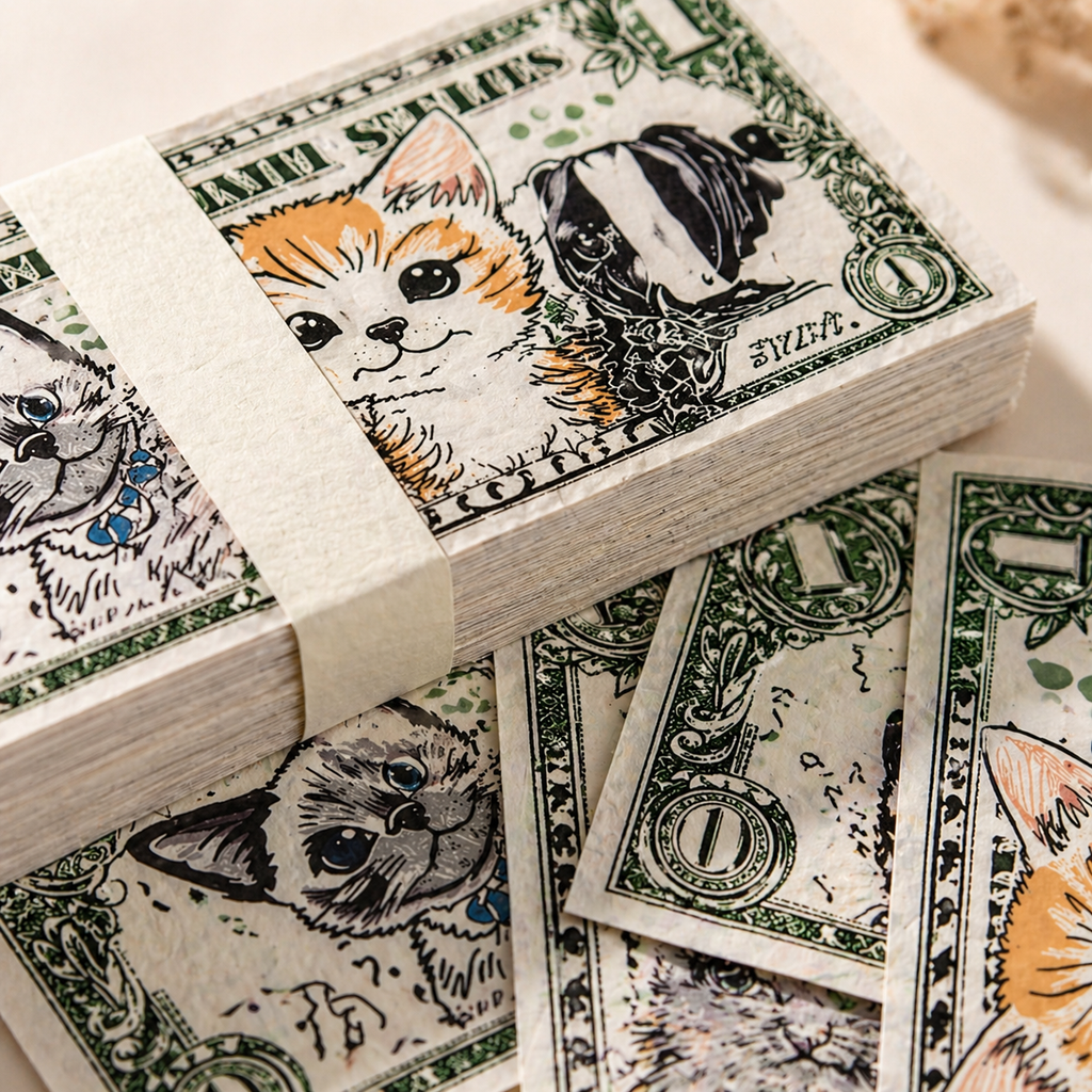 Pet Memorial Joss Paper Set for Dogs and Cats - 20x9cm