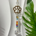 Rainbow Bridge Crystal Suncatcher - Personalized Pet Memorial